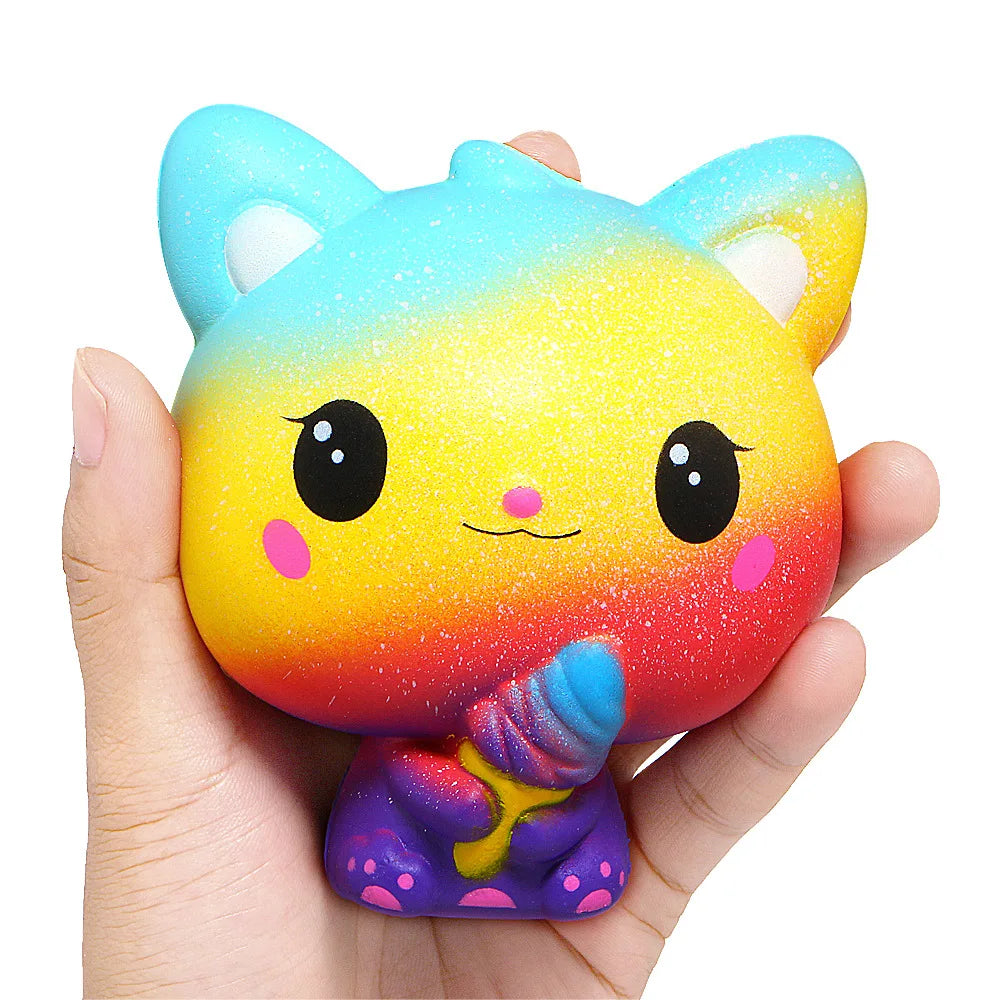 Cartoon Ice Cream Squishy Toy | Slow Rising PU Squishies for Stress Relief lifestyle view
