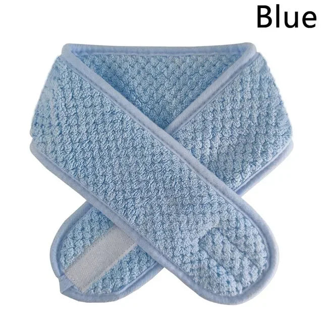 Adjustable Wide Hairband Non Slip Yoga Spa Bath Shower Makeup Wash Face Cosmetic Head lifestyle view