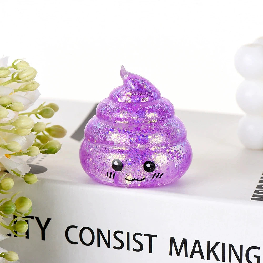 Novelty Squishy Poo Stress Ball Squishies Toys Maltose Funny Stretch Squeeze Fidget Toys detail view