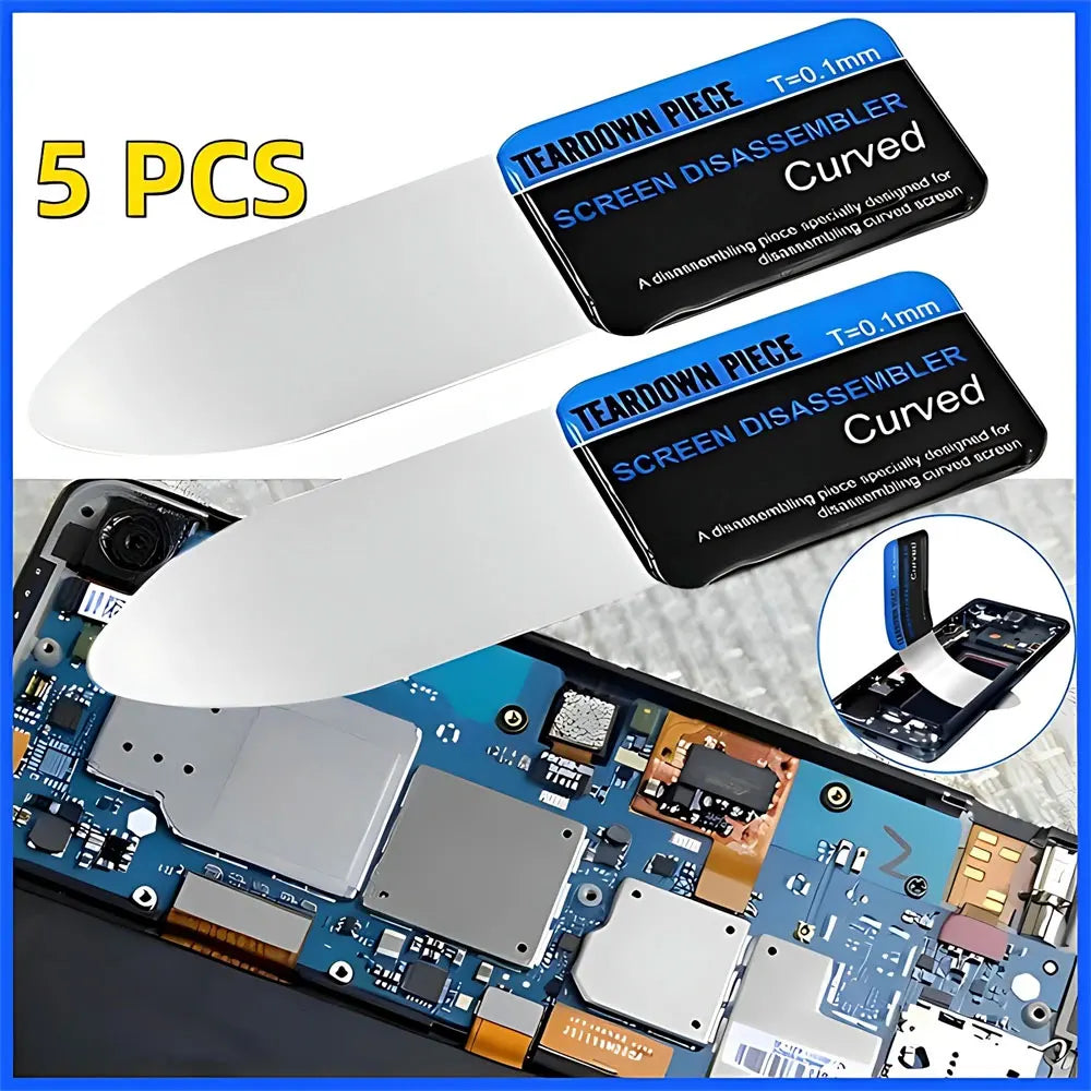 Curved LCD Screen Opening Pry Tool Set | Ultra Thin Flexible Spudger for Phone Repair lifestyle view