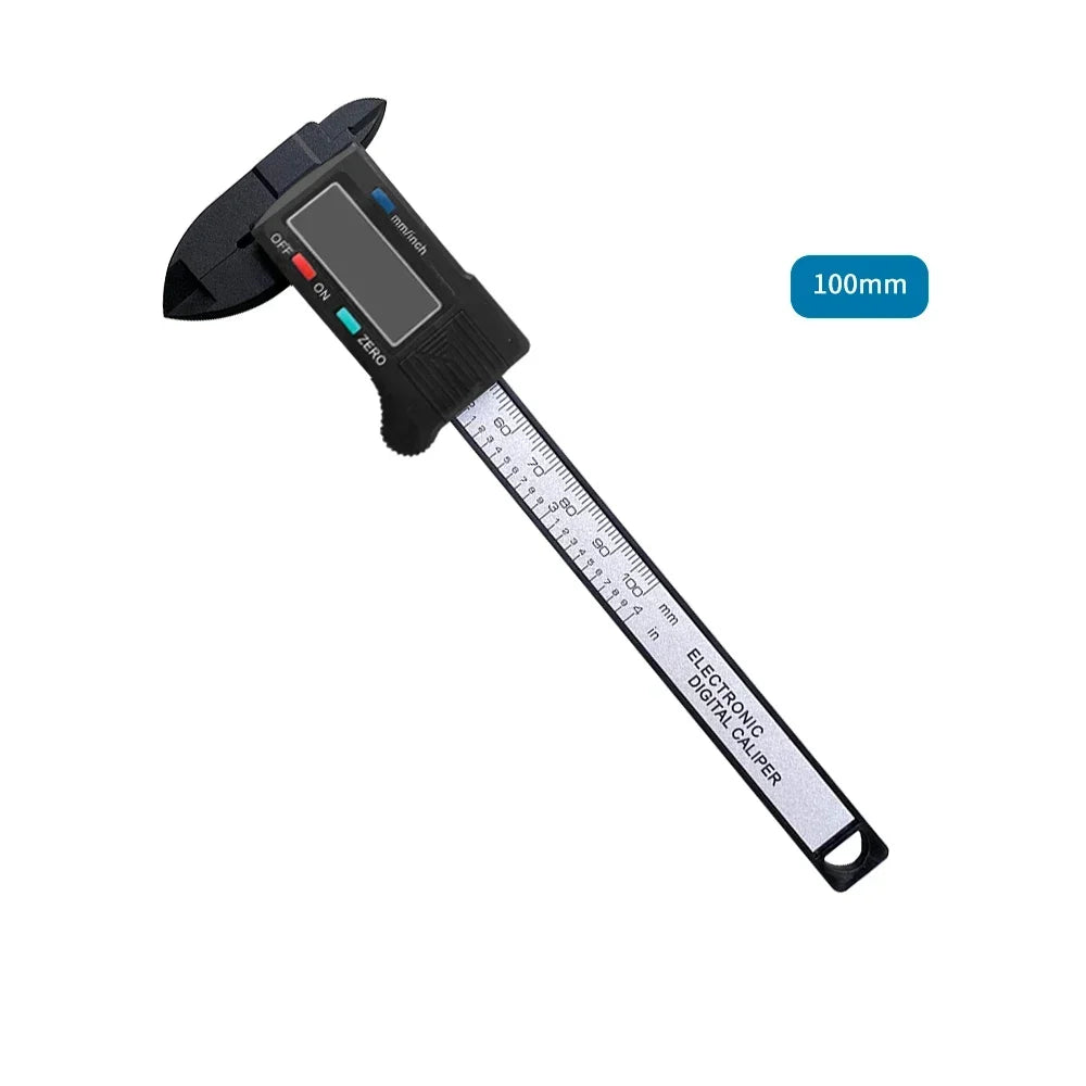 Digital Caliper 150mm LCD Display | Carbon Fiber Electronic Measuring Tool alternate view