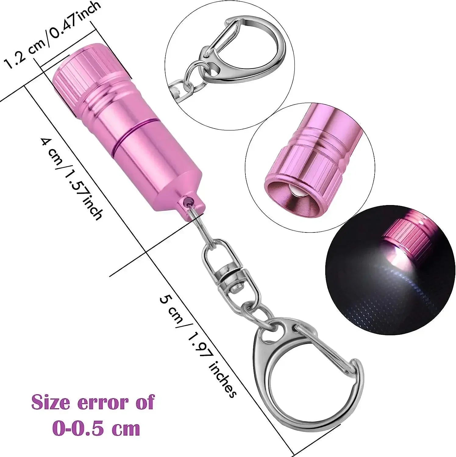Mini LED Flashlight Keychain | Pocket-Sized Emergency Light lifestyle view