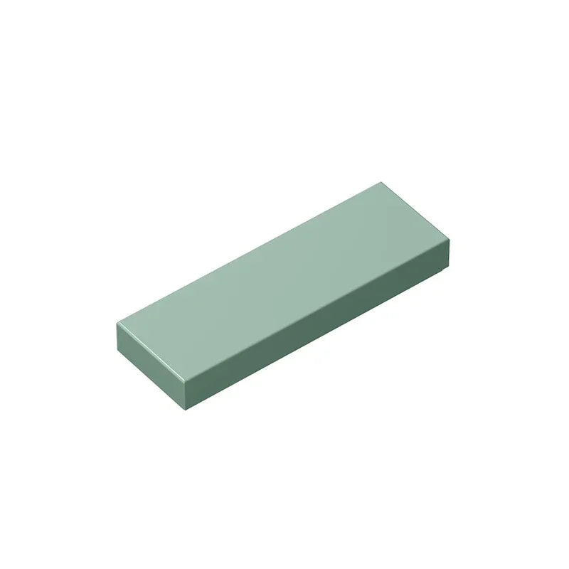 Gobricks GDS-562 Tile 1 x 3 Building Blocks | Compatible with Lego 63864 close-up view
