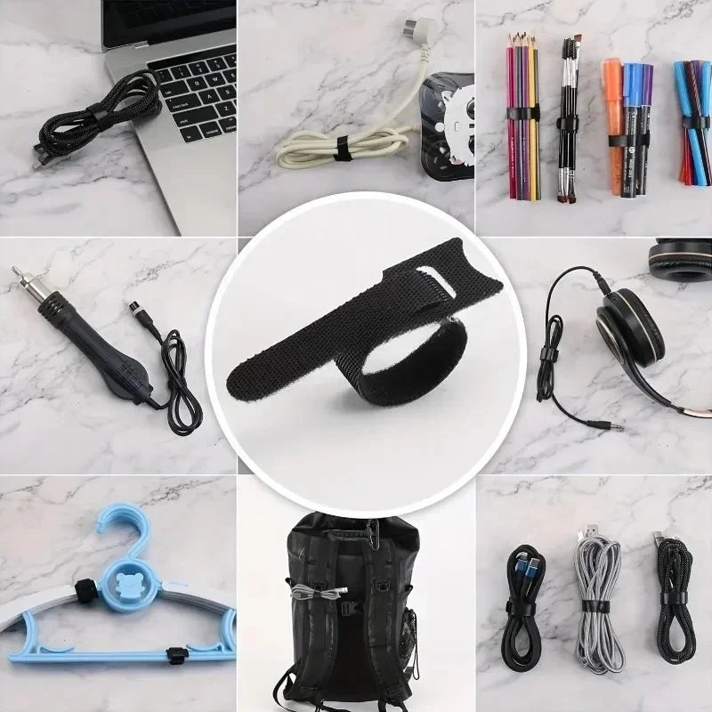 50PCS Cable Organizer Cable Management Cable Winder Tape Protector lifestyle view