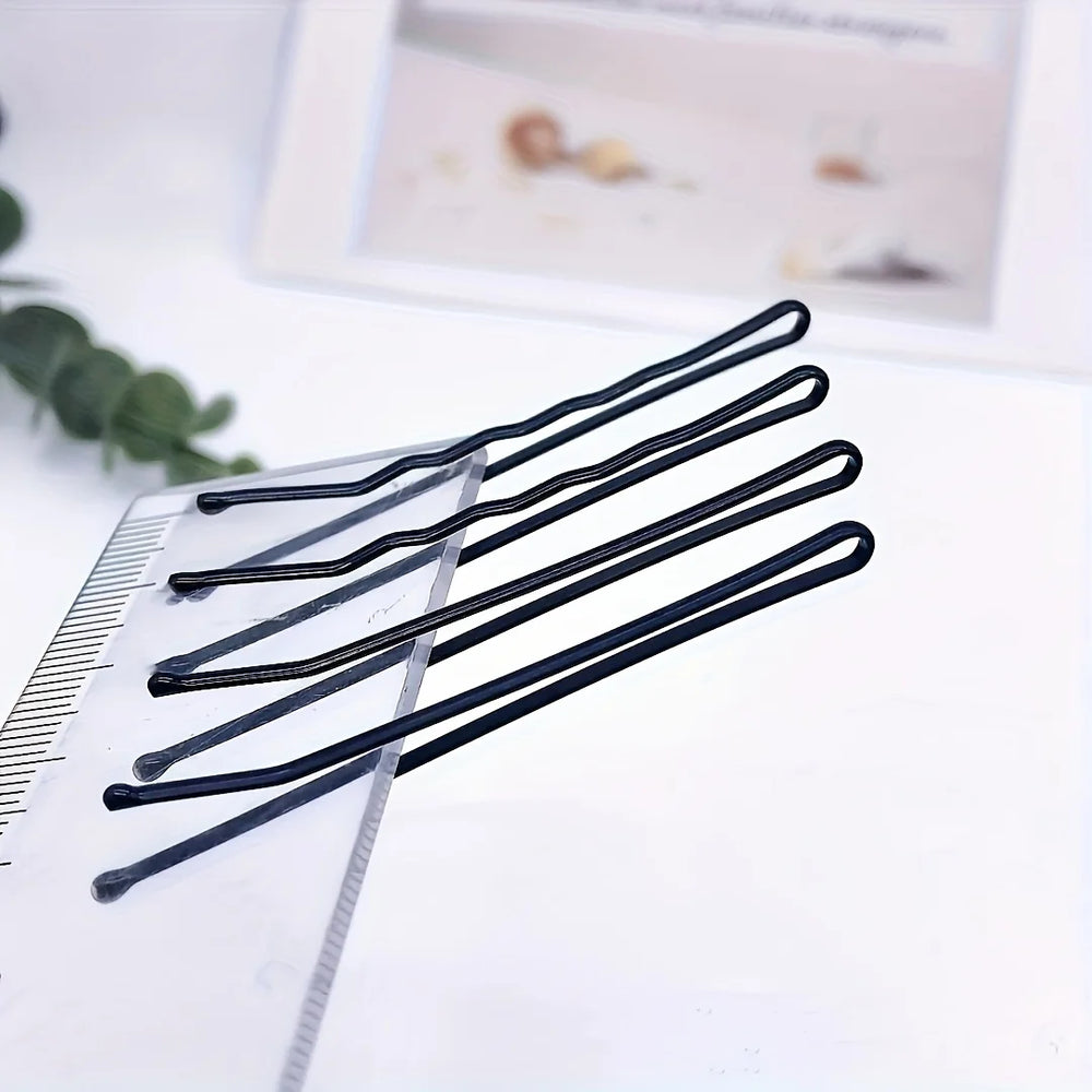 Solid Color Hair Bobby Pins Broken Hair Finishing Clips Bangs Clips Hair Styling Acce lifestyle view
