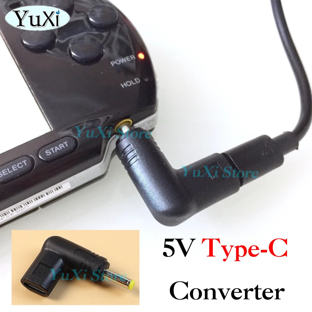 5V Type-C to DC Power Charge Convert for PSP 1000 2000 3000 Mini USB C Charging Con additional angle