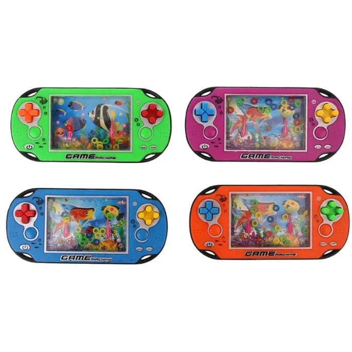 Retro Water Ring Game Machine Child Handheld Game Machine Water Circle Ring Toss Sque lifestyle view