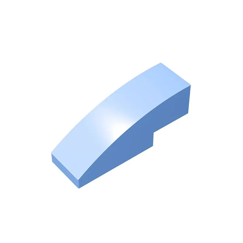 Gobricks GDS-657 Dachstein, gebogen 3 x 1 | Kompatibler Baustein für kreatives Bauen
