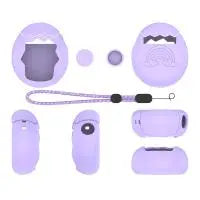 Silicone Cover with Thumb Grips and Lanyard | Soft Full Body Case for Tamagotchi Parad close-up view