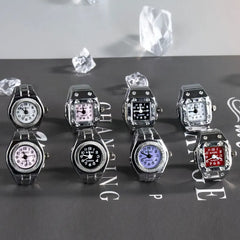 Roman Numeral Punk Gothic Finger Clock Jewelry