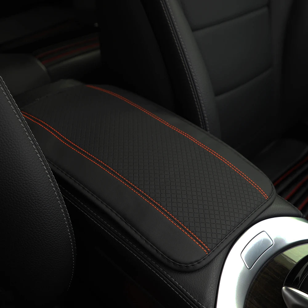 Car Armrest Pad Center Console Pad Artificial Leather lifestyle view