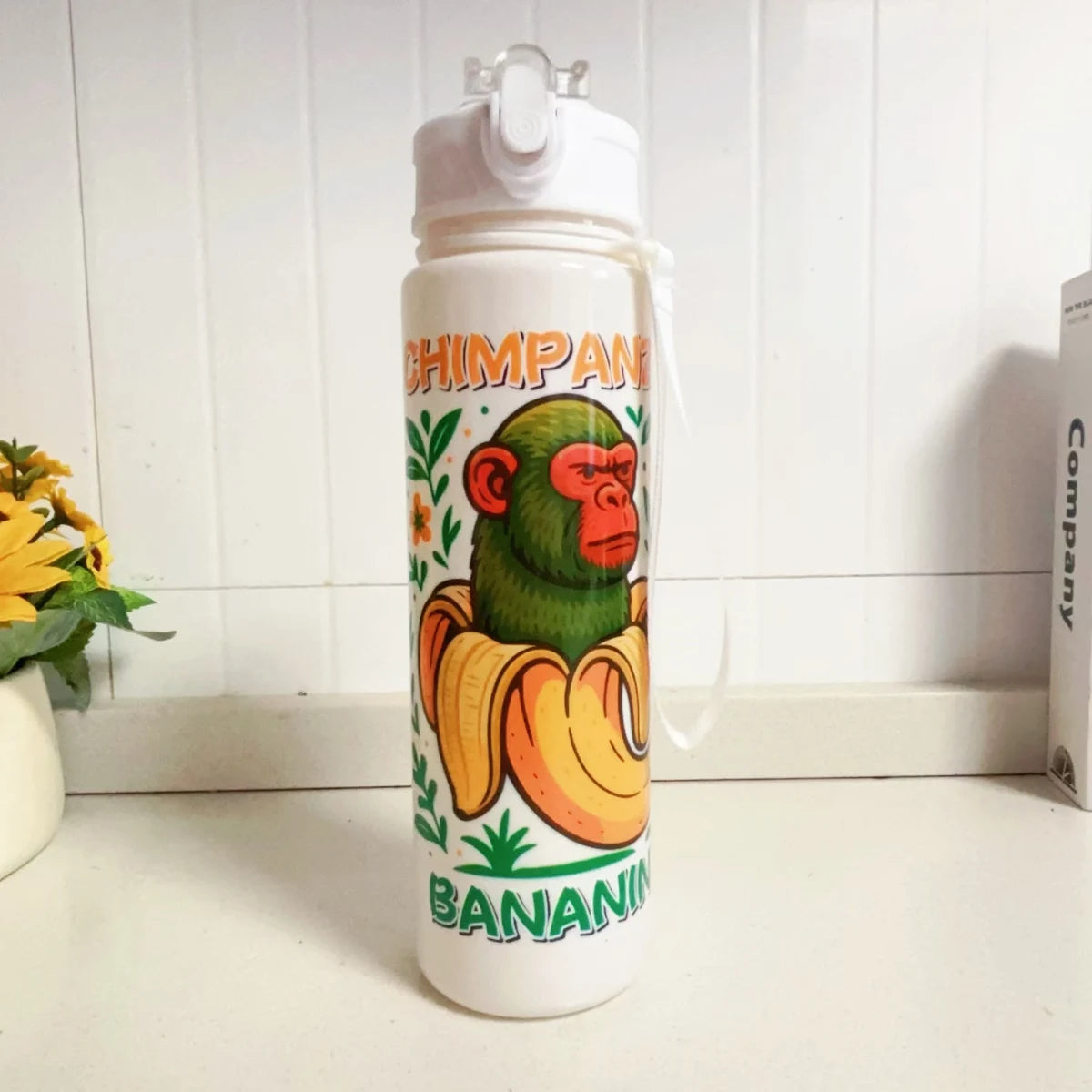 750ML Italian Brainrot Water Bottle Outdoor Drinking Cartoon Sports Cups Tung Tung additional angle