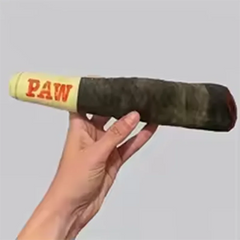 Interactive Dog Toys Cigar Design Plush Squeaky Pet Toys Grinding Teeth Chew Stuffed G close-up view