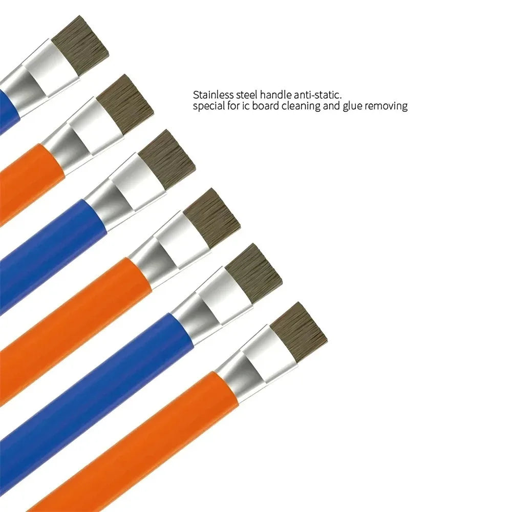 Safe Double-Ended Brush | Anti-Static Circuit Board Cleaning Tool additional angle