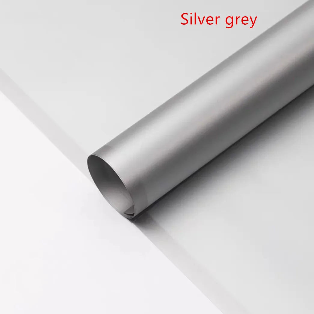 Fog Flower Wrapping Paper 5 Sheets | Korean Style Half Transparent Gift Wrap for Bouqu close-up view