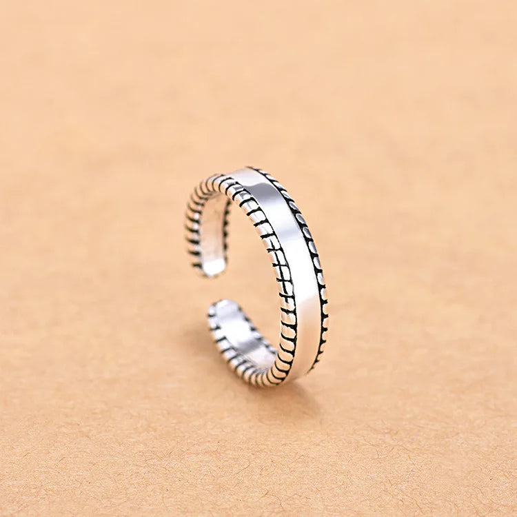 925 Sterling Silver Zircon Adjustable Ring | Women's Cocktail Jewelry lifestyle view