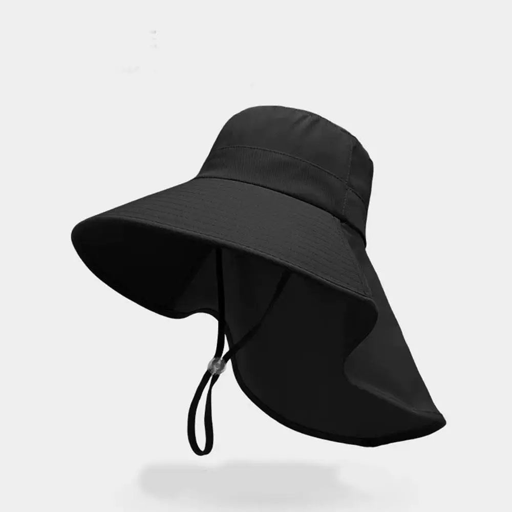 Wide Brim Sun Hat with Neck Flap | UV Protection Fisherman Hat for Outdoor Travel additional angle