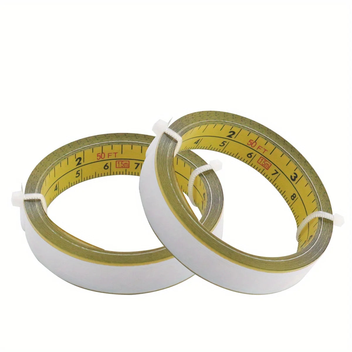 Steel Adhesive Tape Measure, Imperial and Metric Scale Ruler Sticker, Left To Right R lifestyle view