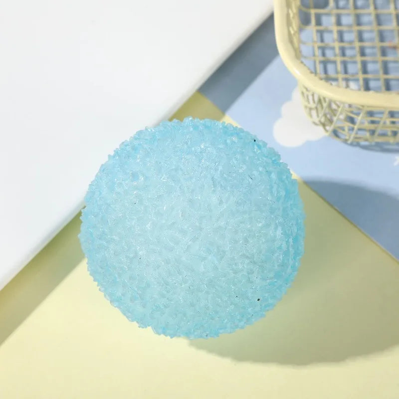 Ice Ball Maltose Squishy Toy | Blue Mochi Sensory Fidget for Stress Relief lifestyle view
