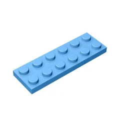 Plate 2 x 6 Building Block | Compatible Building Brick for DIY Creations lifestyle view