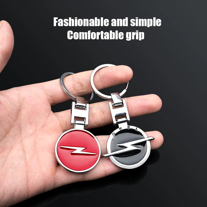 Opel Astra Keychain | Metal Emblem Key Ring for Vauxhall Fans alternate view