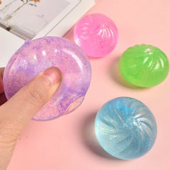 Creative Toy Maltose Steamed Bun Decompression Kneading Music Slow Rebound Gold Powder Maltose Decom