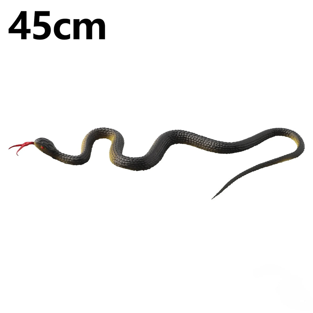45cm Fake Realistic Rubber Toy Snake Simulation Anaconda Scary Halloween To Scare Bir lifestyle view