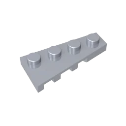 Gobricks GDS-549 Keilplatte 4 x 2 rechts | Baustein für kompatible DIY-Sets