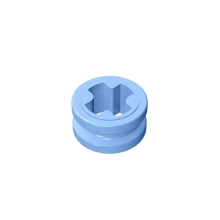 Gobricks GDS-616 Technical Bush 1/2 Smooth Building Blocks | Compatible with Lego 3212 close-up view