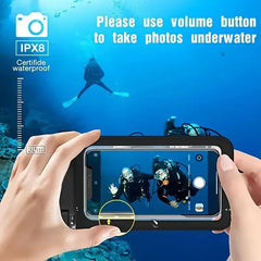 Unuversal Waterproof Phone Case IPX8 Water Proof Bag Underwater Phone Protector Pouch alternate view