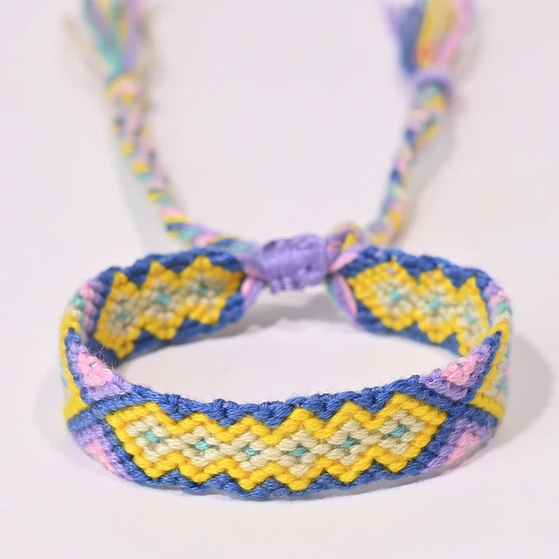 Rope Weave Bohemia Friendship Bracelet | Handmade Summer Beach Jewelry for Women additional angle