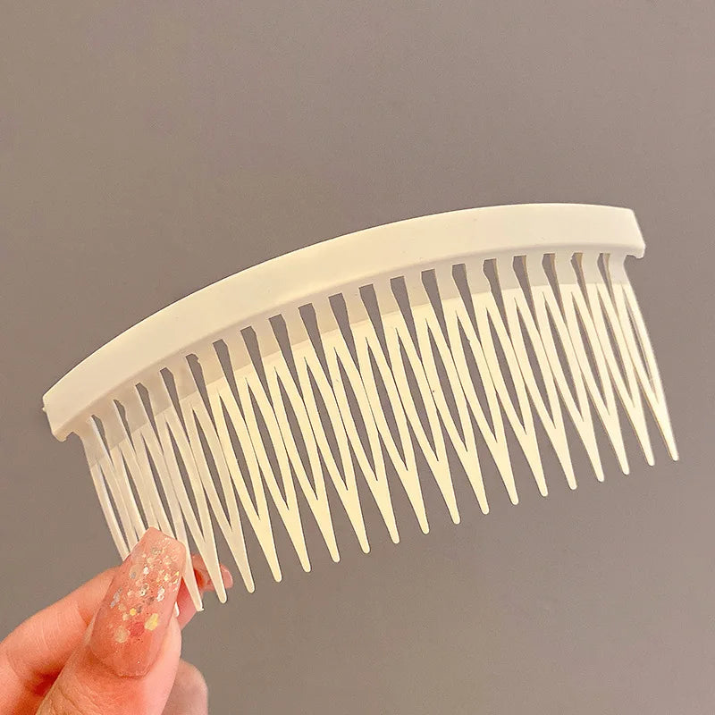 1Pcs Colorful Plastic Side Hair Twist Combs French Twist Comb Women Fine Hair Clips Hairs Styling Accessories Wholesale 7 Colors