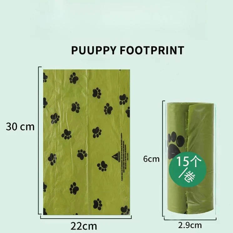 Pet Fecal Bag Dispenser Cat Dog Outdoor Pocket Hanging Buckle Portable Eco-friendly Bi close-up view