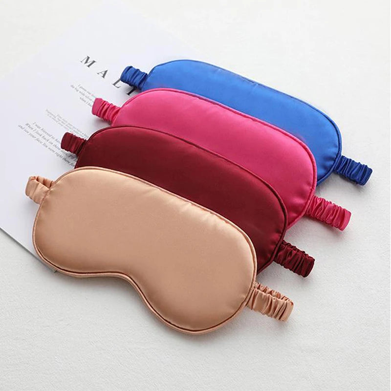 Silk Sleep Eye Mask | Light Blocking Blindfold for Restful Sleep additional angle