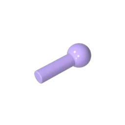 Gobricks Bar 1L with Tow Ball | Compatible Building Block Technical Parts alternate view