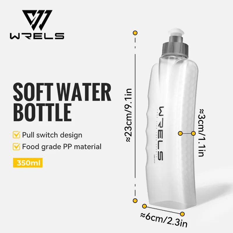 WRELS Outdoor Camping Waist Water Bottle Curved Sports Water Bottle BPA-Free For Runn lifestyle view