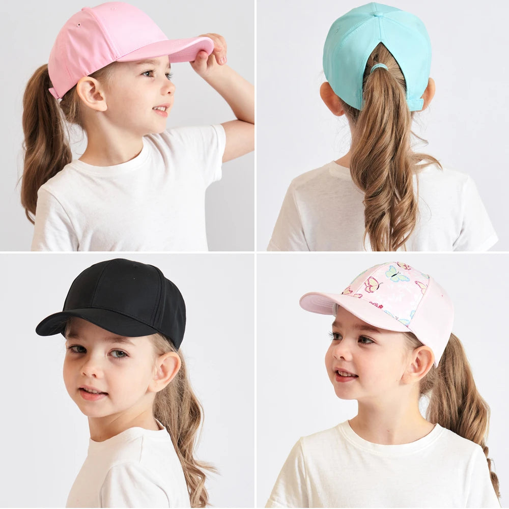 Mother Kids Baseball Caps for Girls Accessories Summer Child Girl Sun Hat Sports Travel detail view