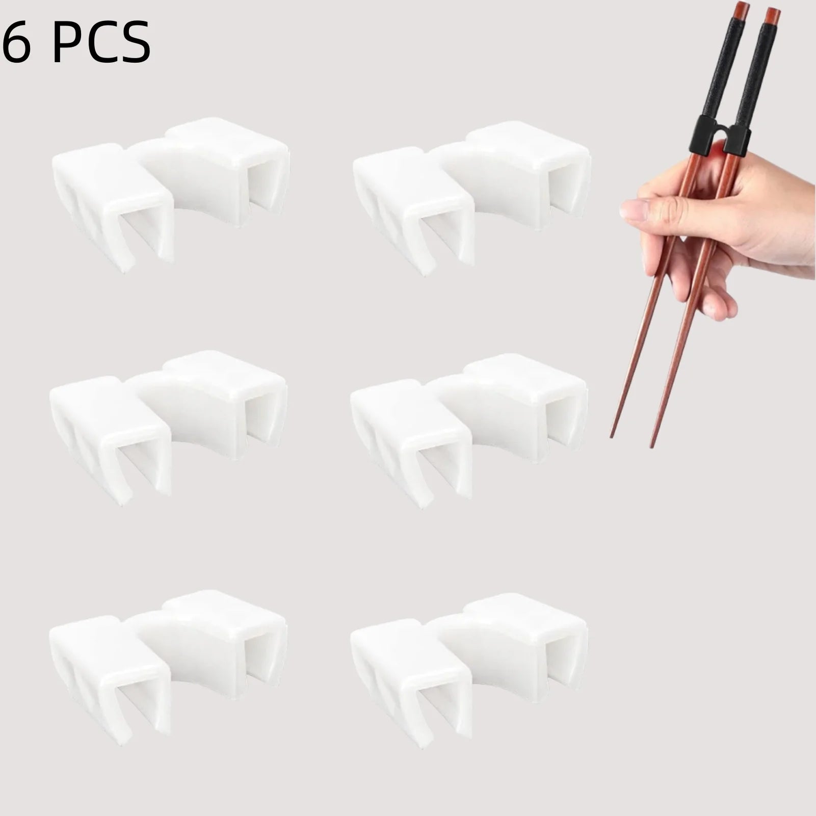 Reusable Training Chopsticks Helpers 6 PCS Adult Beginner Trainer alternate view