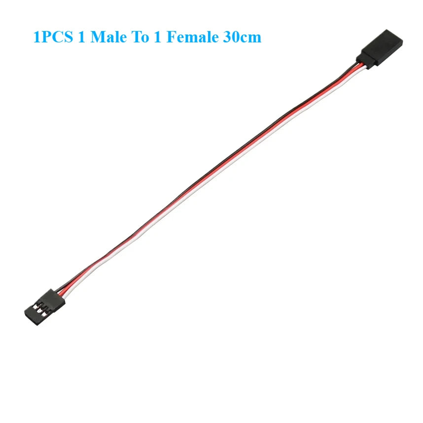 1PCS 20/30/50cm 1to1/ 1to2/ 1to3/ 1to4 RC Servo Extension Wire Cable Futaba 3 Pin JR alternate view