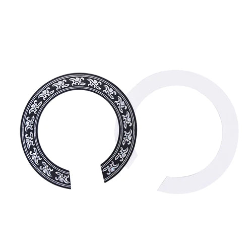 Hot Sale 104mm 94mm inch Size Hard PVC Guitar Circle Sound Hole Rosette Inlay alternate view