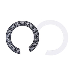 Hot Sale 104mm 94mm inch Size Hard PVC Guitar Circle Sound Hole Rosette Inlay alternate view