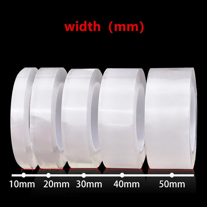 1/3/5m Nano Tape Double-Sided Adhesive Tape Traceless Waterproof Tape for Bathroom detail view