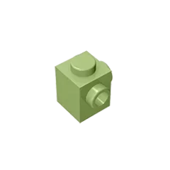 Gobricks GDS-1046 Modified Brick 1 x 1 with Studs on 2 Sides | Building Block for DIY lifestyle view