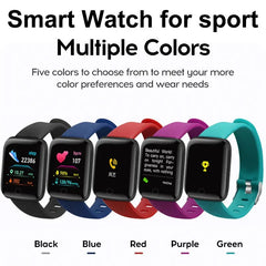 116Plus Smart Watch for Men Women Kids Gift Message Remind Music Control Sport Step Calories D13 Sma
