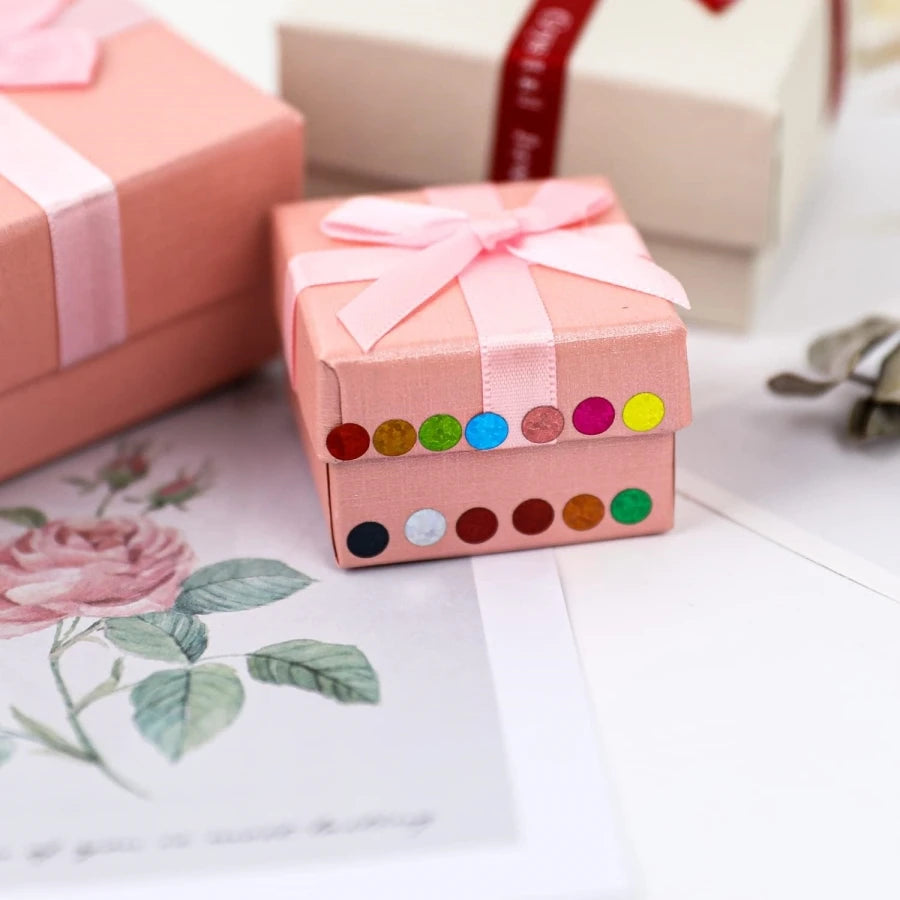 1760 Color Coded Labels Laser Shiny Dot Stickers | 1/4 Inch 16 Color Office Labels lifestyle view
