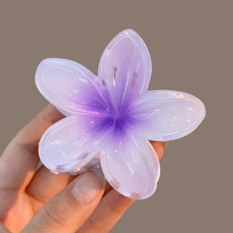 Bohemian Flower Hair Claw Clip For Women Sweet Floral Hair Claws Crab Clamp Barrettes Ha detail view