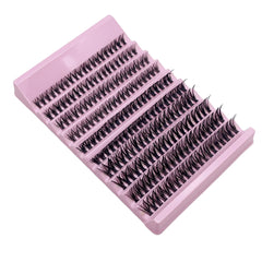 Lash Clusters D Curl Individual Lashes Fluffy Volume DIY Eyelash Extensions Thick Cluster Lashes for Home Use