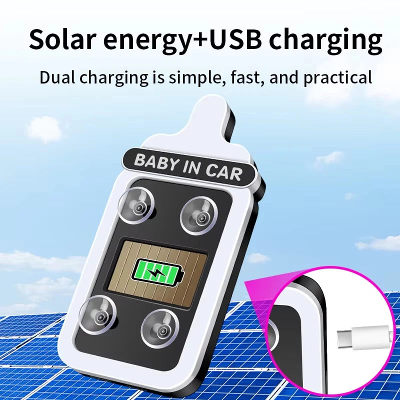 Solar Power Car Window Neon Light | USB Rechargeable Ambient Atmosphere Lamp additional angle