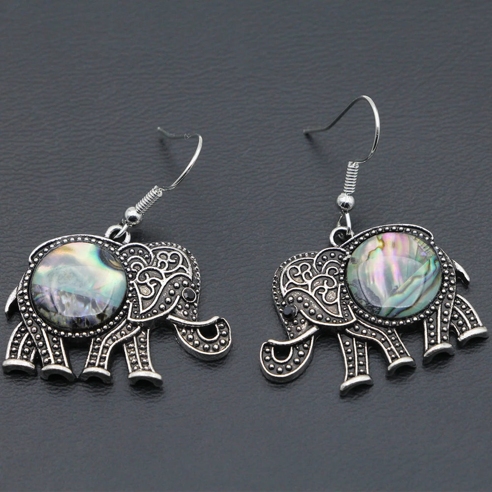 VILLWICE New Colorful Shell Various Shapes Owl Women Hollow Zinc Alloy Antique Silver lifestyle view