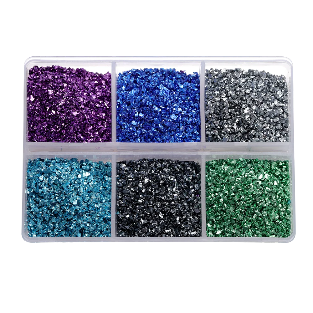 30g/Box Crushed Glass Stones Resin Filling Irregular Broken Stone for DIY Epoxy Resin alternate view
